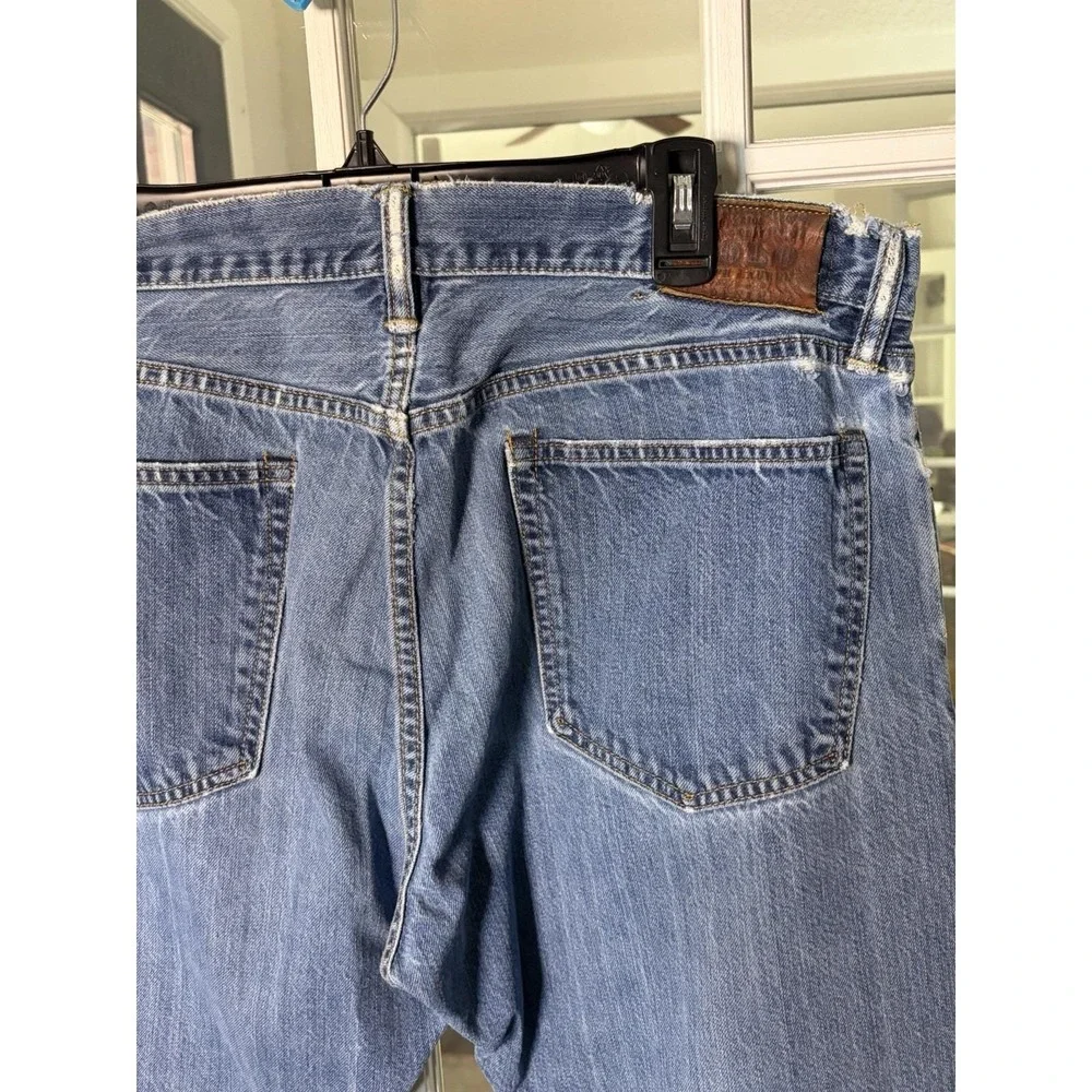 Vintage Polo Ralph Lauren Jeans Men's 36x30 Distressed Denim Y2K Grunge